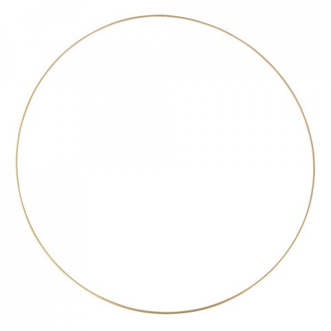 Anello di metallo rivestito, oro opaco ø 200 mm, oro opaco