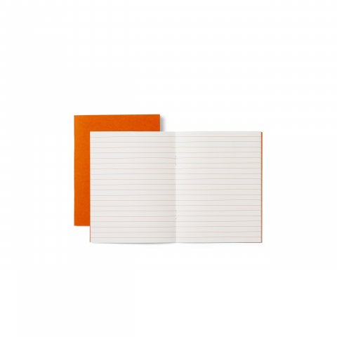 Carta Pura Skizzenheft 80 g/m², 128 x 164 mm, 24 Blatt, liniert, orange