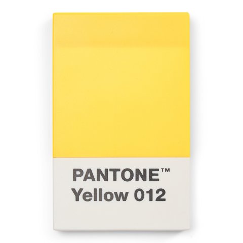 Pantone business card holder 12 x 60 x 95 mm, yellow 012