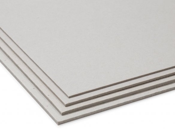 Buy Grey paperboard, smooth/rough online at Modulor
