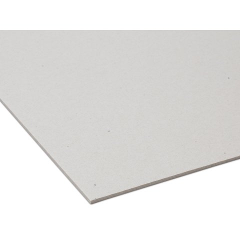 Grey cardboard, smooth/smooth 2.5 x 750 x 1000 (long grain), app. 1450 g/m²