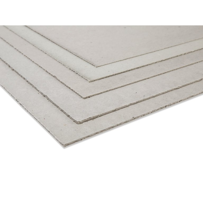Bookbinding cardboard, grey