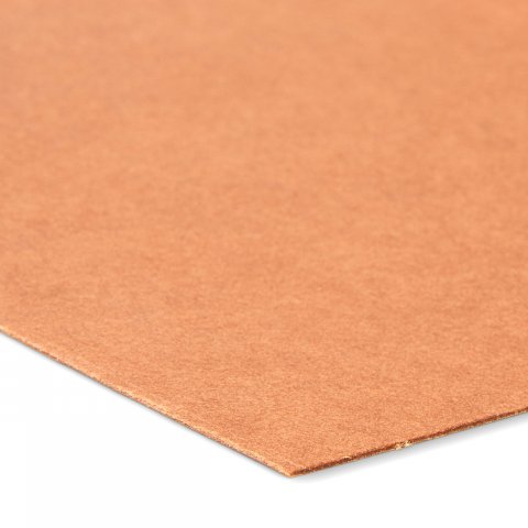 Particle board sheets, orange-brown 0.5 x 655 x 1000, approx. 600 g/m²