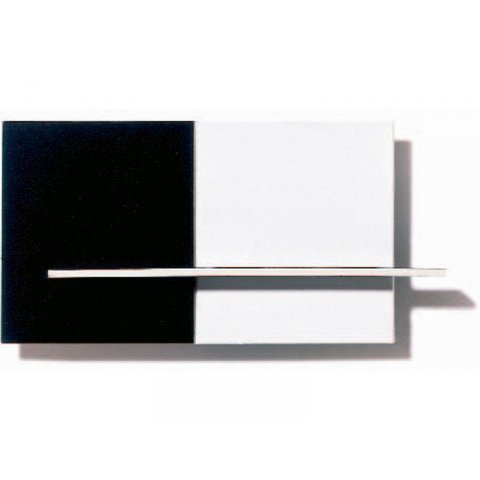 Presentation board, semi-gloss, light-col. core 1.0 x 297 x 420  A3, black/white