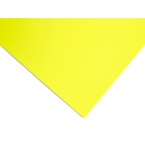 Poster board, coloured, fluorescent 380 g/m², 680 x 960, luminous yellow (17)