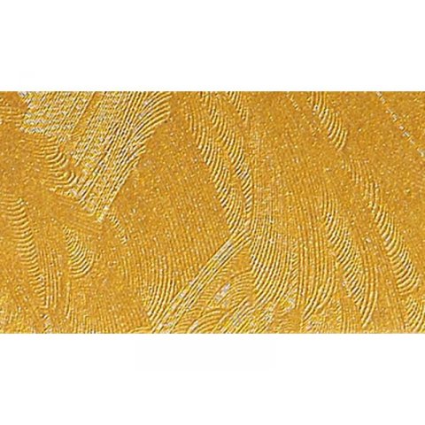 Cartone goffrato barocco, metallico, cangiante 230 g/m², 230 x 330, oro