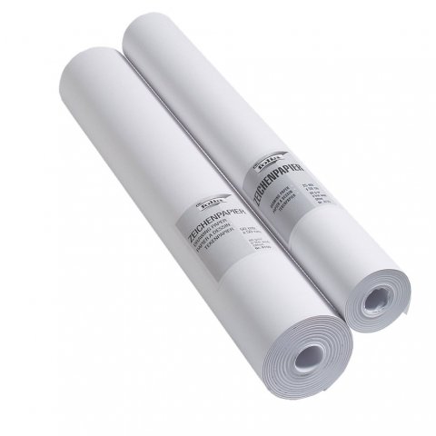 Rollo de papel de dibujo estándar, blanco 80 g/m², b = 500 mm, l = 25 m