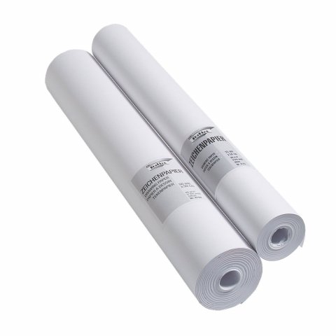 Rollo de papel de dibujo estándar, blanco 80 g/m², b = 500 mm, l = 50 m