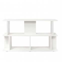 Modulor shelving system IO Basic shelf 1350x785x350mm, 3 shelves, 8 cheeks,white