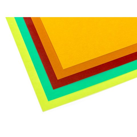 Cromático,- Ca. Transparentpapier, farbig 100 g/m², 210 x 297  DIN A4 (SB), extra weiß