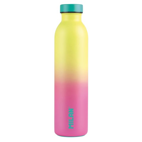 Milan Stainless Steel Insulated Bottle, Sunset 70 x 70 x 265, 591 ml, color gradient