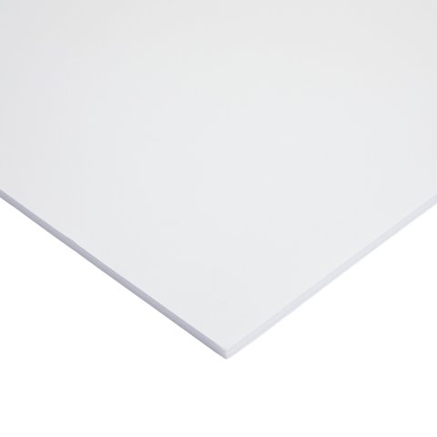 Hartschaumplatte papierkaschiert weiß 5,0 x 700 x 1000 mm