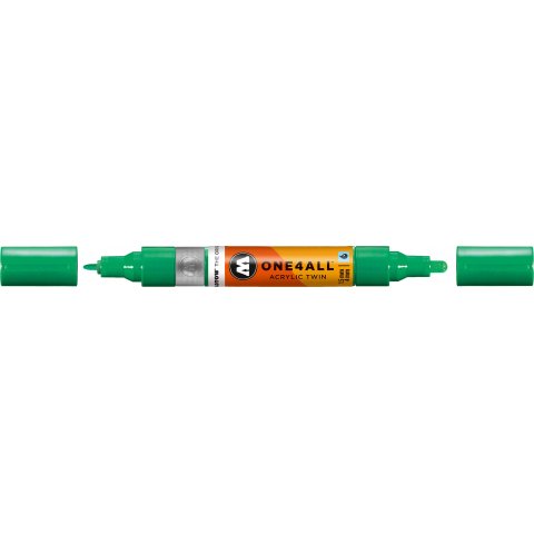 Molotow One4all Acrylic Twin marker Line width 1.5 / 4 mm, turquoise (235)