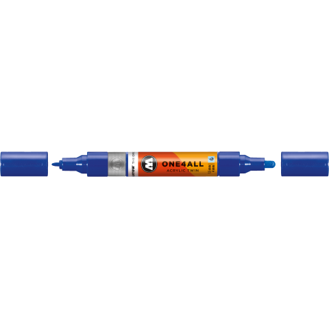 Molotow One4all Acrylic Twin marker Line width 1.5/4 mm, ultramarine blue (249)