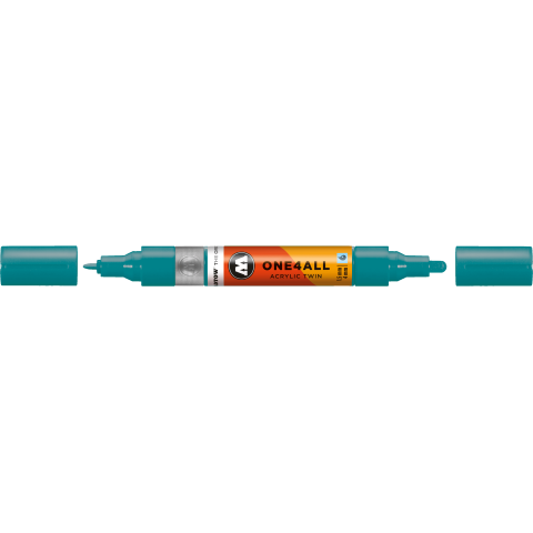 Molotow One4all Acrylic Twin marker Line width 1.5/4 mm, aqua (255)
