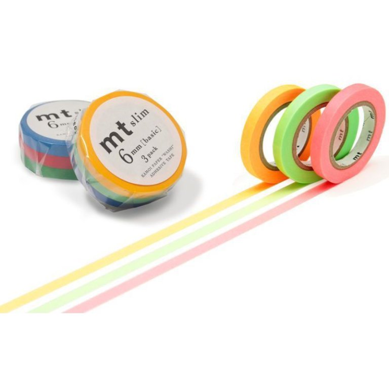 Mt Slim Washi Klebeband uni