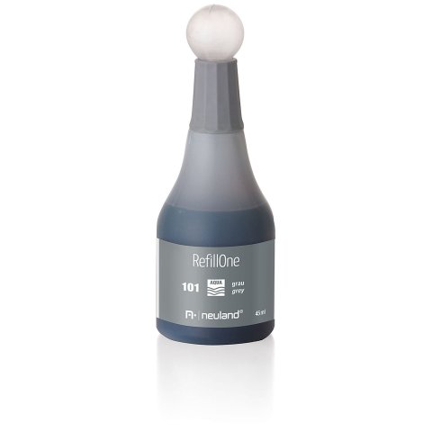 Neuland Nachfülltinte RefillOne 45 ml, 101 grau