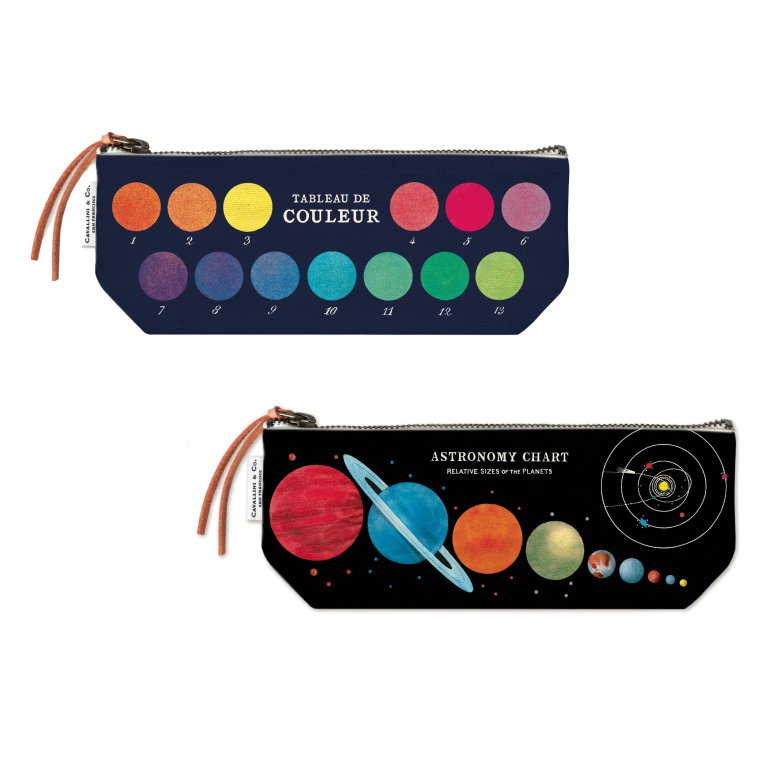 Cavallini pencil case cotton