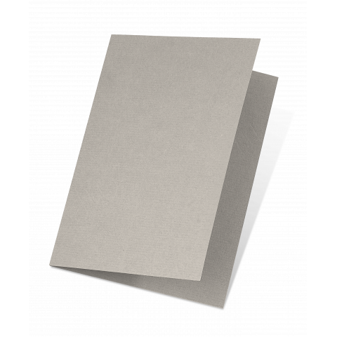 Artoz 1001 DIN A6 Klappkarten, farbig Hochformat, 105 x 148, 5 Stück, taupe