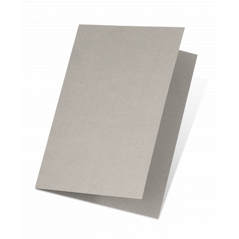 Artoz 1001 DIN B6 folding card, coloured portrait format, 120 x 169, 5 pieces, taupe