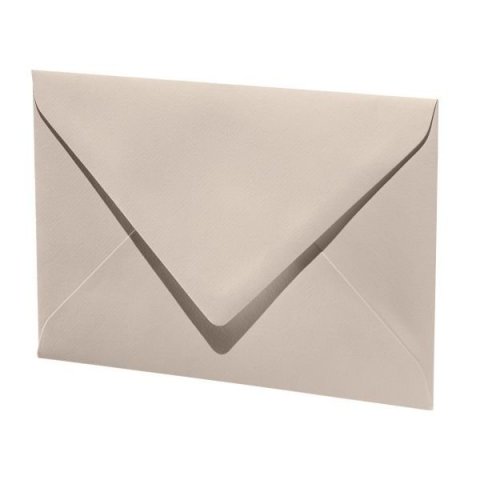 Artoz 1001 DIN B6 Kuverts, ungefüttert, farbig 178 x 125, 5 Stück, taupe