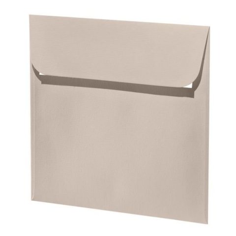 Artoz 1001 square envelopes, w/o lining, coloured 160 x 160, 5 pieces, taupe