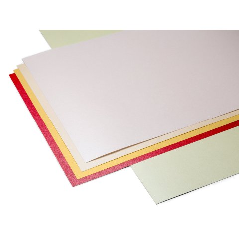 Majestic fancy paper, iridescent 120 g/m², 210 x 297  A4 (LG), emperor red