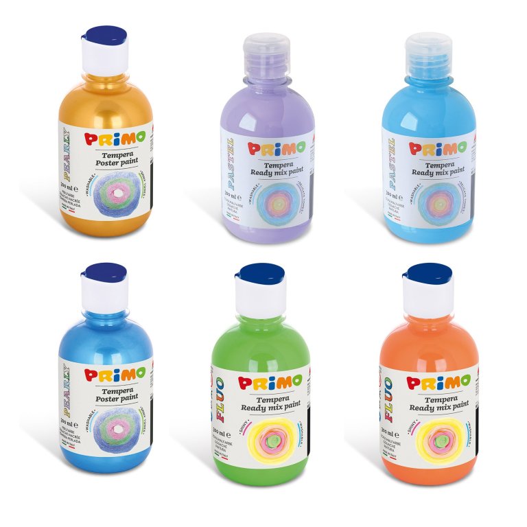 Primo vernice colorata per la scuola, Ready Mix
