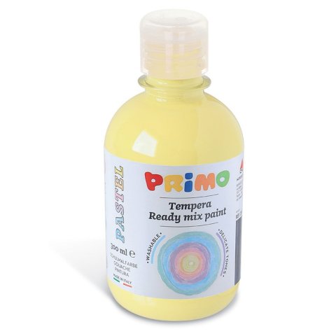 Primo Schulmalfarbe, Ready Mix 300 ml, mit Dosierverschluss, pastellgelb (212)