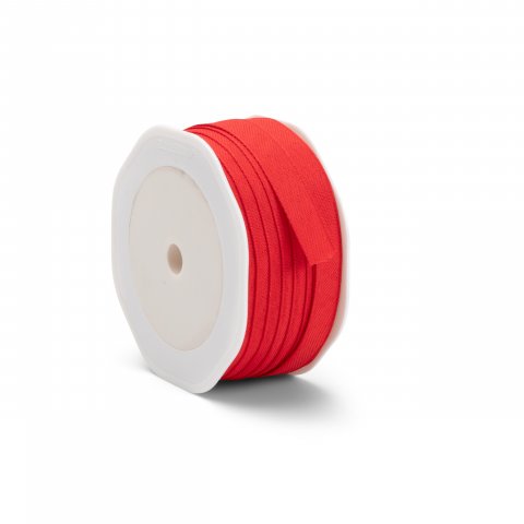 gift-wrapping ribbon Texture uni w = 12 mm, l = 20 m, 100% PES, red