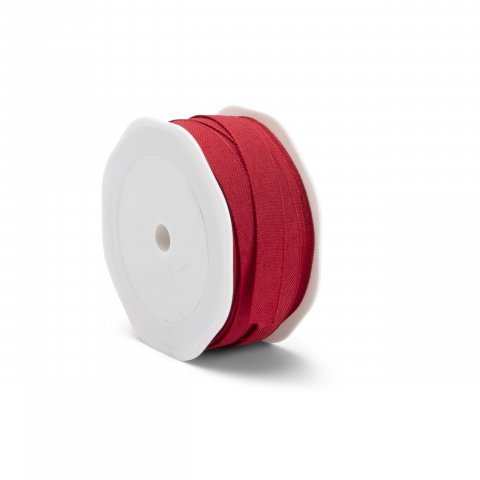 gift-wrapping ribbon Texture uni w = 12 mm, l = 20 m, 100% PES, wine red