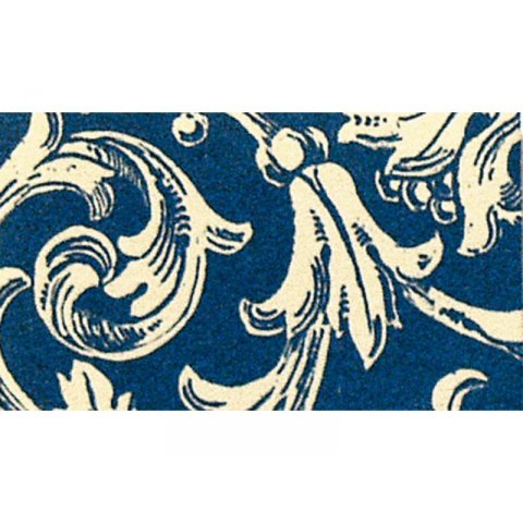 Carta Varese, farbig bedruckt 100 g/m², 500 x 700, helle Ranken auf blau