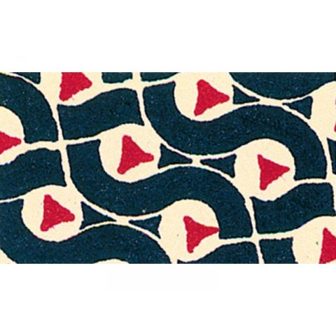 Carta Varese, farbig bedruckt 100 g/m², 500 x 700, rote Dreiecke/blaue Kreise