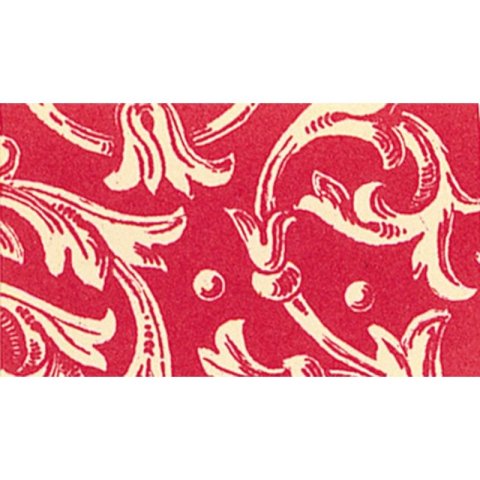 Carta Varese, printed in color 100 g/m², 210 x 297, tendrils red