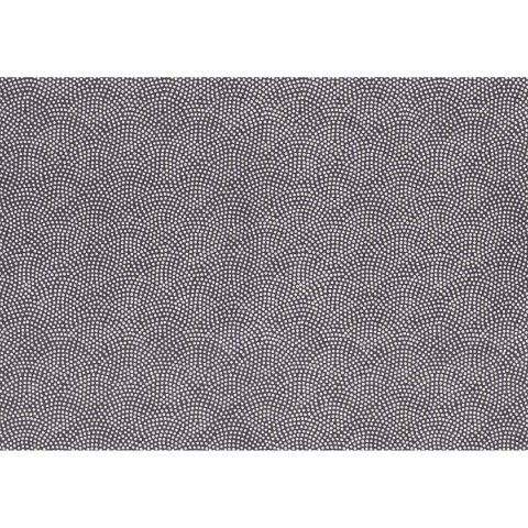 Japanese paper Chiyogami 70 g/m², 630 x 490 (SB), white dots on gray-blue
