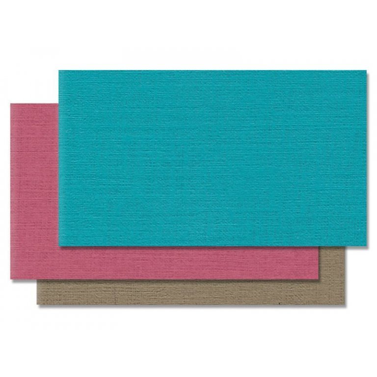 F-Color bookbinding paper with linen texture