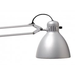 Lampada da studio Luxo L-1 per lampade ad incandescenza fino a 20 W, grigio alluminio, opaco satinato
