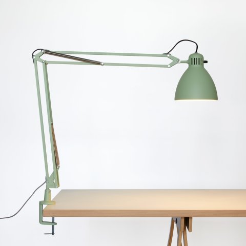 Lampada da studio Luxo L-1 per sorgenti luminose fino a 20 W, Verde Estate, seta opaca