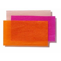 Rotoli di carta crespa per bricolage, colorati