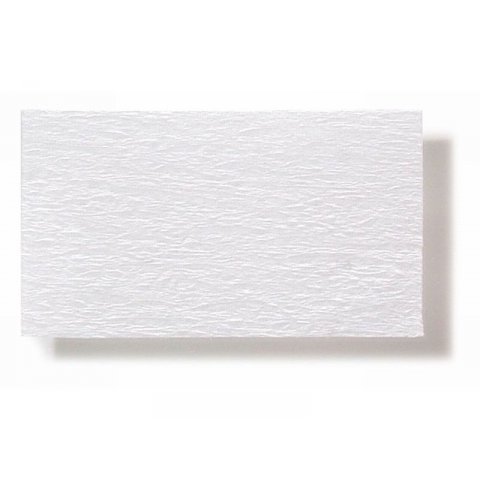 Rollos de papel crespón p. manualidades, de color 32 g/m², b=500, l=2,5 m, blanco
