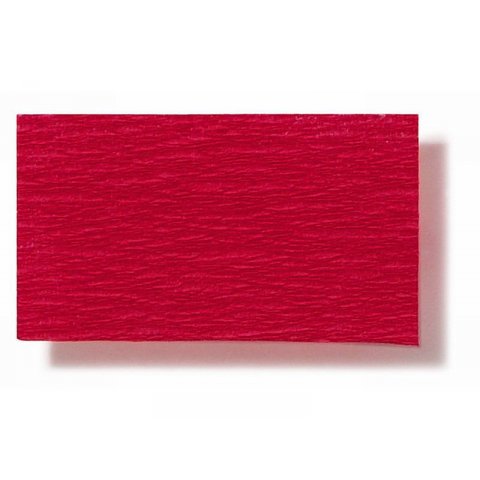 Handicraft crepe paper rolls, coloured 32 g/m², w=500, l=2.5 m, crimson red