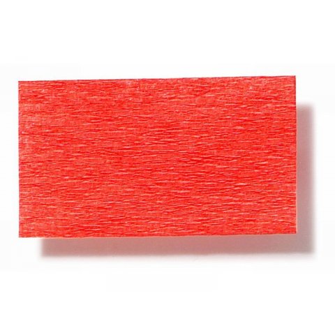 Handicraft crepe paper rolls, coloured 32 g/m², w=500, l=2.5 m, flaming red