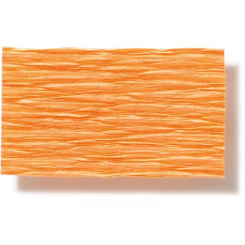 Florist quality crepe paper rolls, coloured 128 g/m², w=500, l=2.5 m, orange