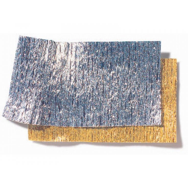 Rollos de papel crespón de aluminio, de color
