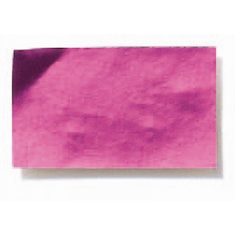 Alu-Bastelfolie Rollen, farbig 90 g/m², b=500, l=0,8 m, pink/gold
