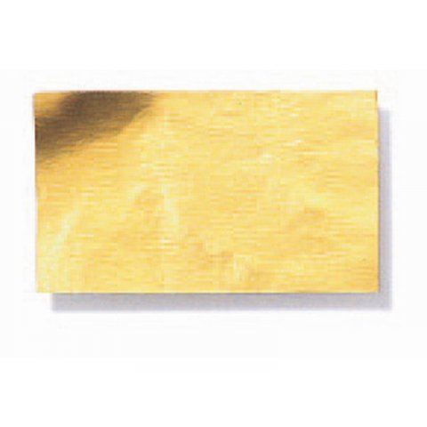 Aluminium handicraft foil rolls, coloured 90 g/m², w=500, l=10 m, gold/gold