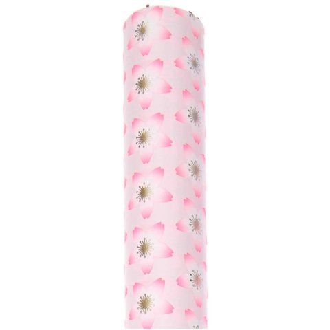 Rollo de papel de envolver Papel Poesía Hot Foil 70 cm x 2 m, 80 g/m², Sakura Sakura, rosa