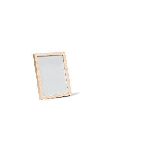Minirahmen Kiefer, lasiert 13 x 18 cm, mit Normalglas und Rückwand, weiß