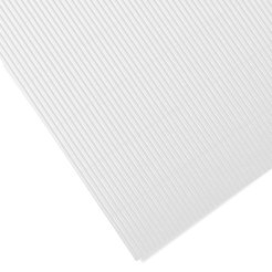 Mikrowellpappe einseitig, Bogen, farbig, 500 x 700, weiß