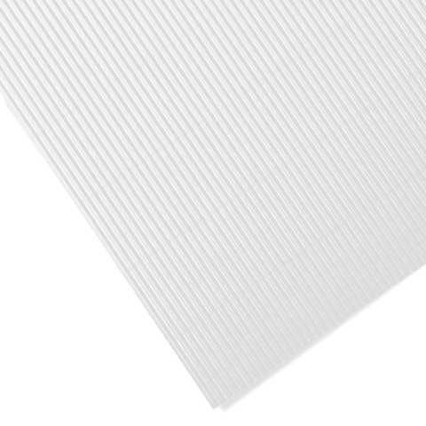 Mikrowellpappe einseitig, Bogen, farbig 500 x 700, weiß